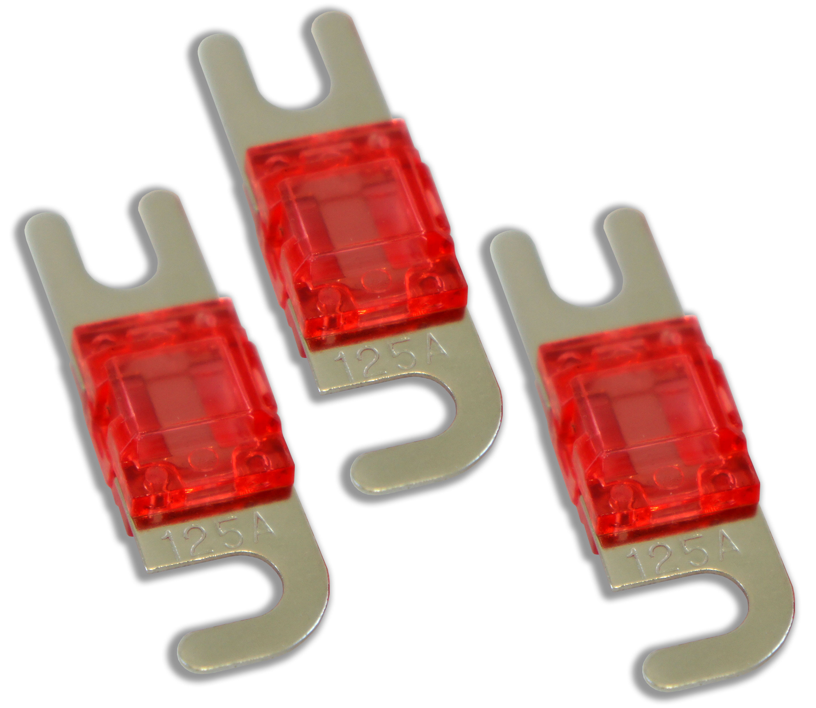 Harmony Audio HAMIDI125 Car Stereo Fuseholder 3 Pack 125 Amp MIDI